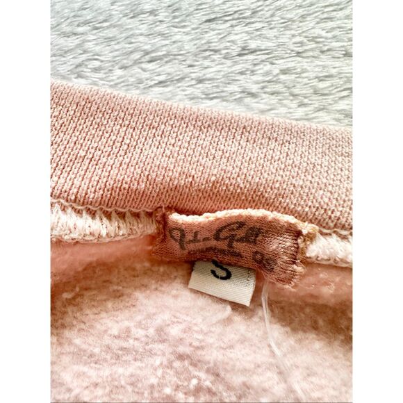 Brandy Melville light pink crewneck pull over sweatshirt one size - Picture 5 of 8